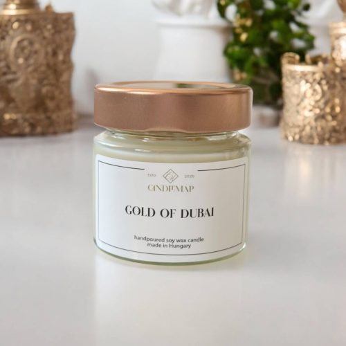 Gold of Dubai szójagyertya 125 ml