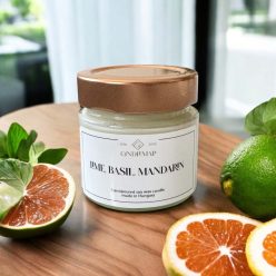 Lime, basil, mandarin szójagyertya 125 ml