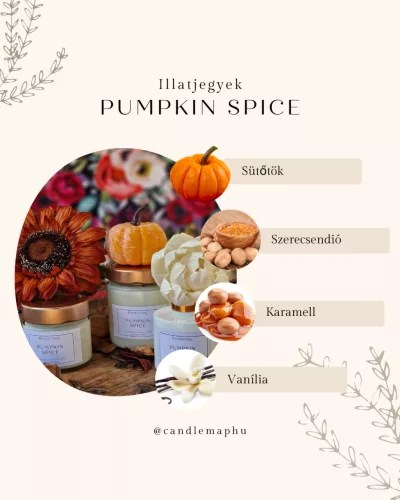 Pumpkin Spice szójagyertya 125 ml
