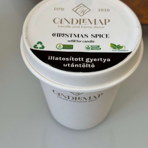 Christmas Spice szójaviasz illatgyertya utántöltő