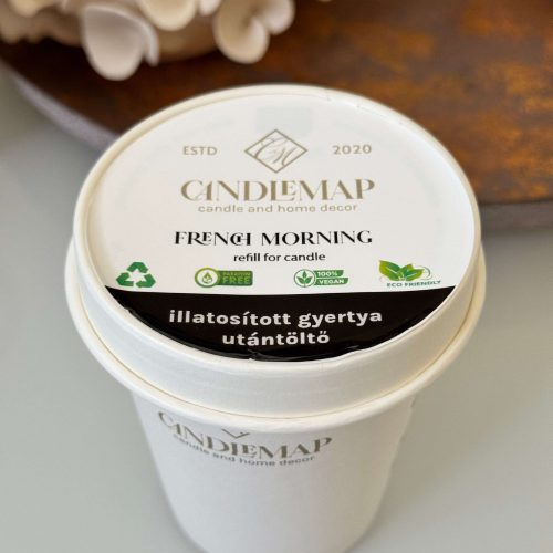 French Morning szójaviasz illatgyertya utántöltő