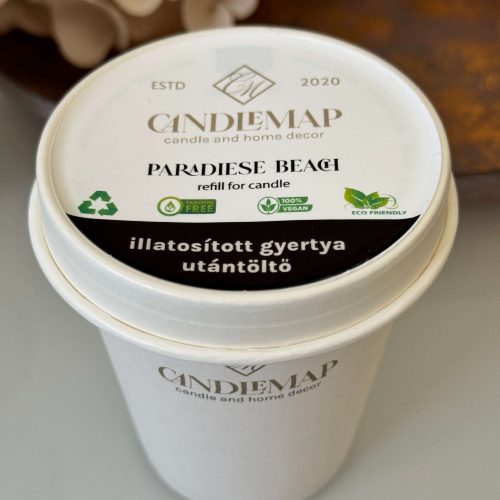 Paradise Beach szójaviasz illatgyertya utántöltő