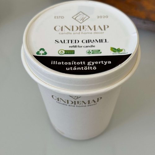 Salted Caramel szójaviasz illatgyertya utántöltő