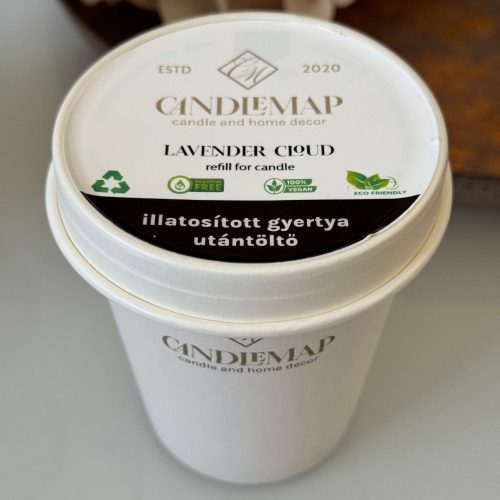 Lavender Cloud szójaviasz illatgyertya utántöltő
